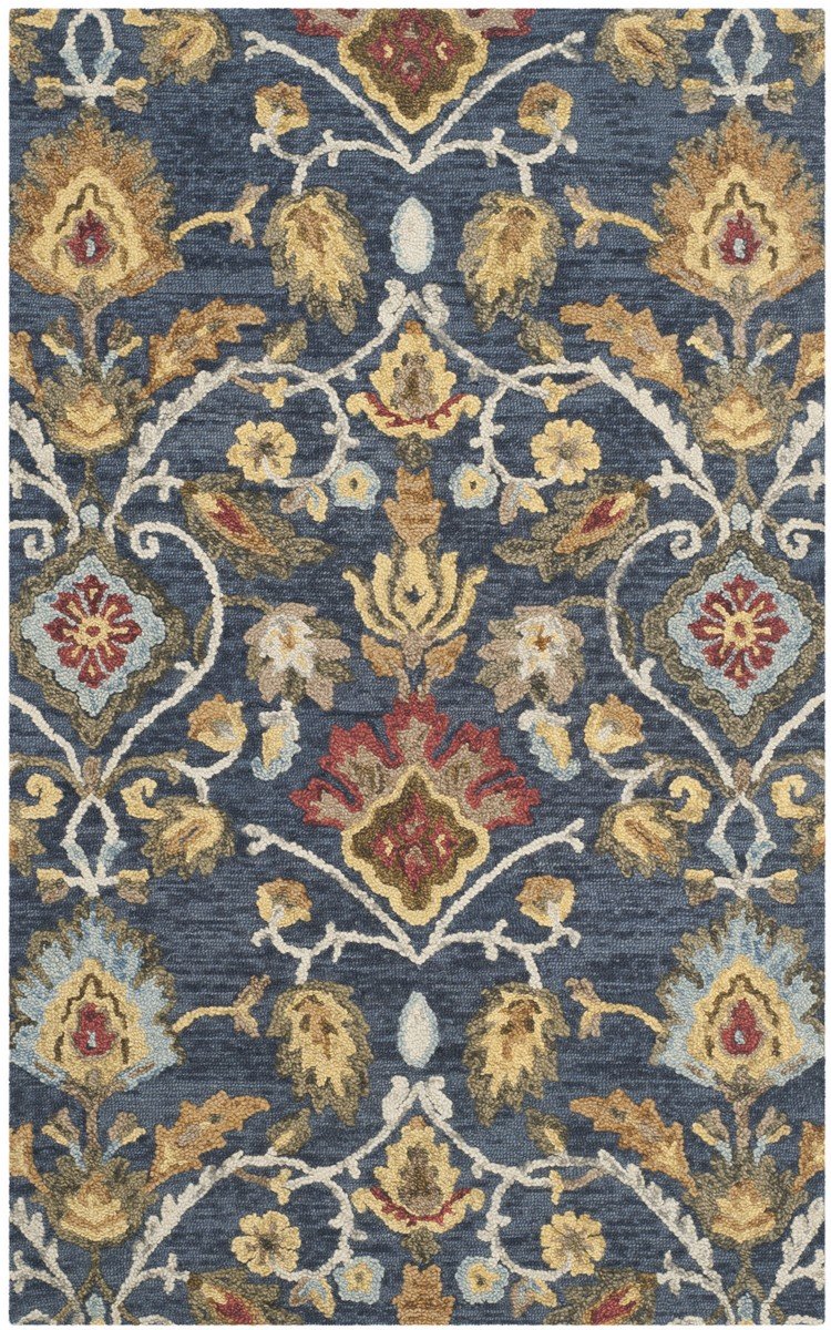 Blossom Hand Tufted Wool Rug – Bold Colors & Unique Textures for Styli