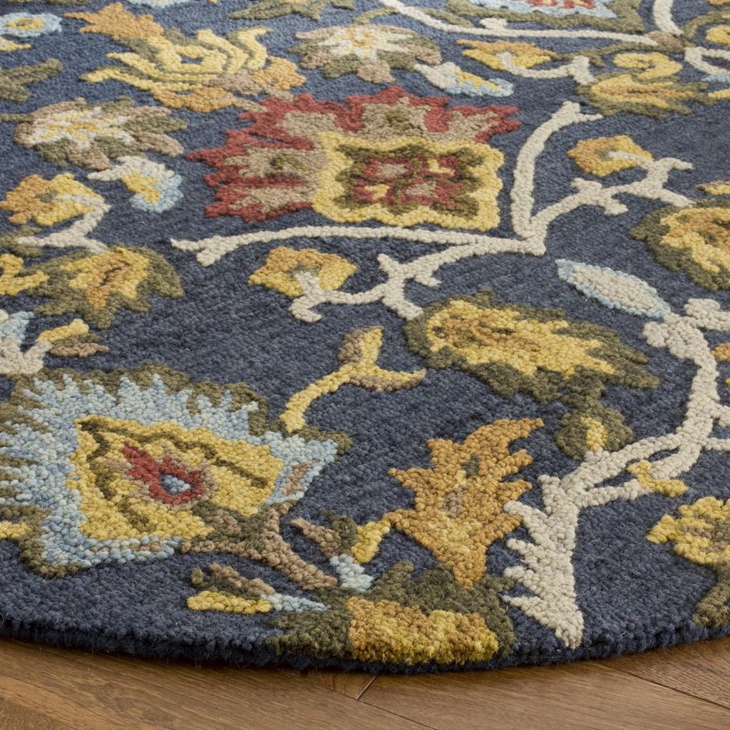 Whitton Viscose/Wool Hand Tufted Industrial Rug – English Elm
