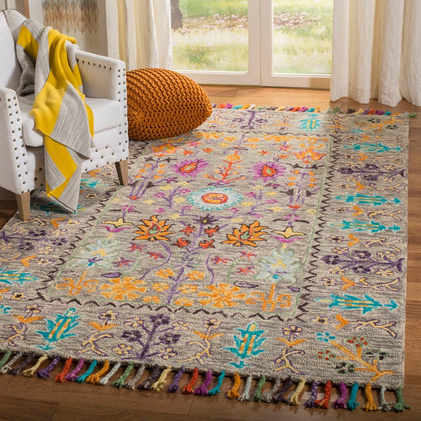 Safavieh Blossom 453 Hand Tufted Wool Rug BLM453A-4SQ