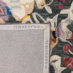 Safavieh Blossom 463 Floral Hand Tufted Rug Green / Ivory BLM463Y-8