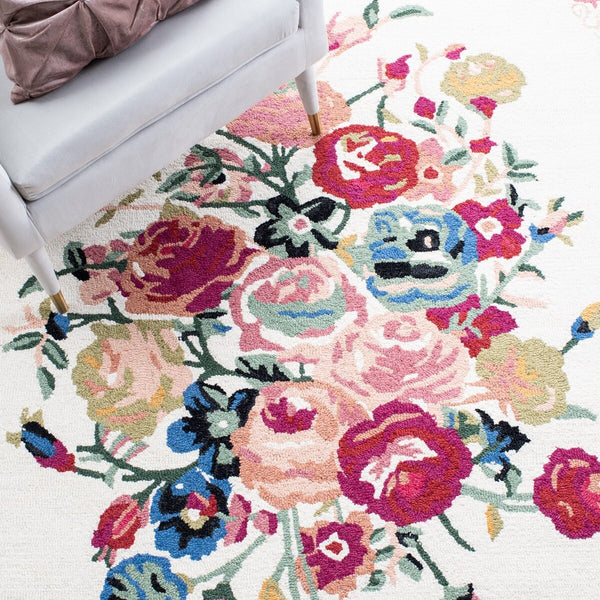 Blossom Hand Tufted 100% Wool Pile Rug - Luxurious Indian Craftsmanship for Elegant Home Decor