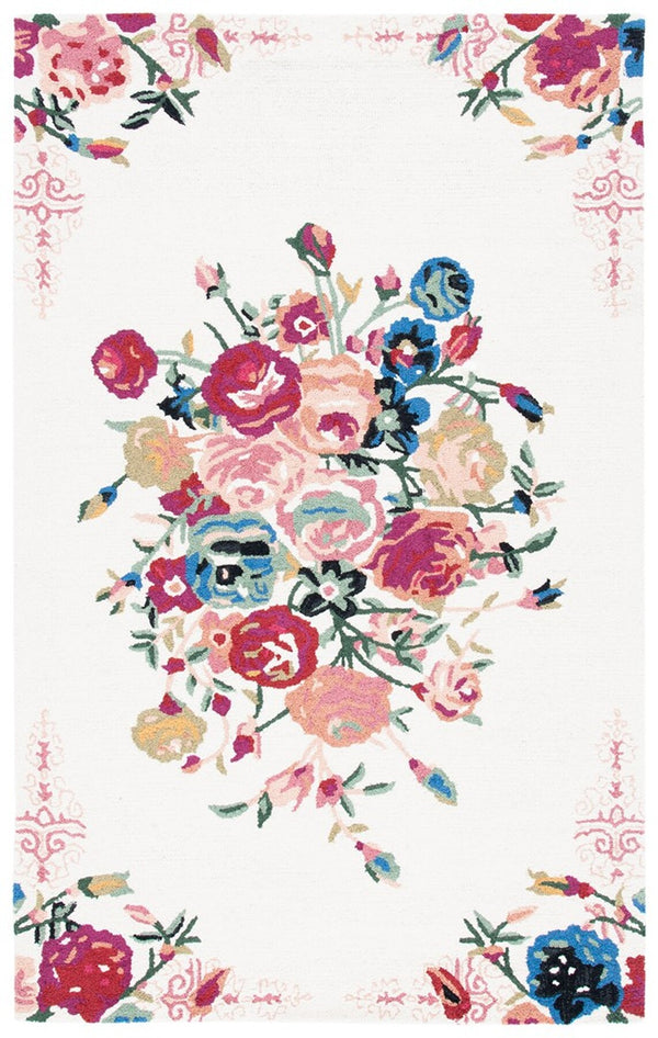 Blossom Hand Tufted 100% Wool Pile Rug - Luxurious Indian Craftsmanship for Elegant Home Decor