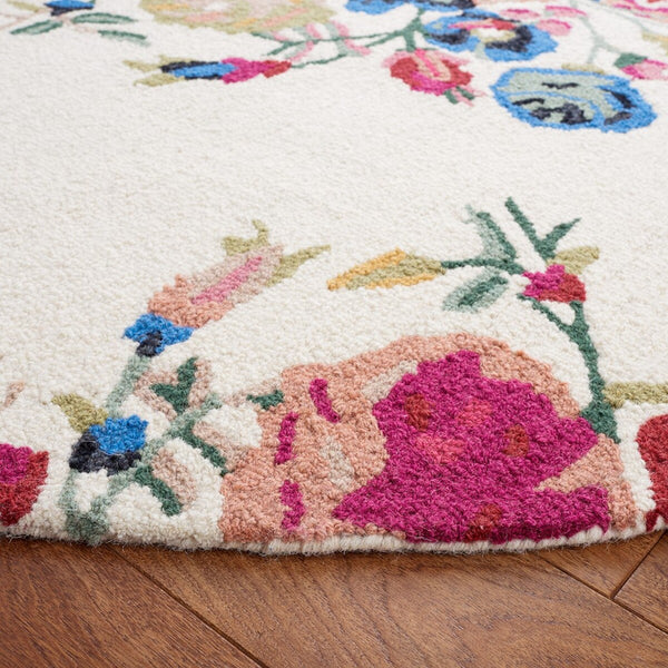 Blossom Hand Tufted 100% Wool Pile Rug - Luxurious Indian Craftsmanship for Elegant Home Decor