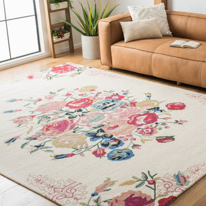 Blossom Hand Tufted 100% Wool Pile Rug - Luxurious Indian Craftsmanship for Elegant Home Decor