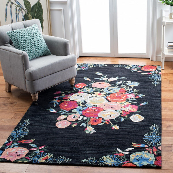 Blossom Hand Tufted 100% Wool Pile Rug - Luxurious Indian Craftsmanship for Elegant Home Decor