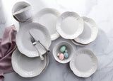 French Perle White™ 12-Piece Dinnerware Set