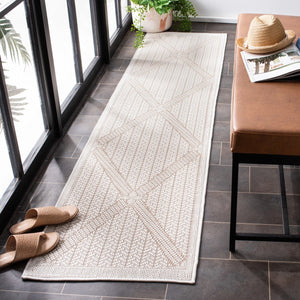 Safavieh Bermuda 811 Flat Weave Polypropylene Indoor/Outdoor-Geometric Rug BMU811A-8SQ
