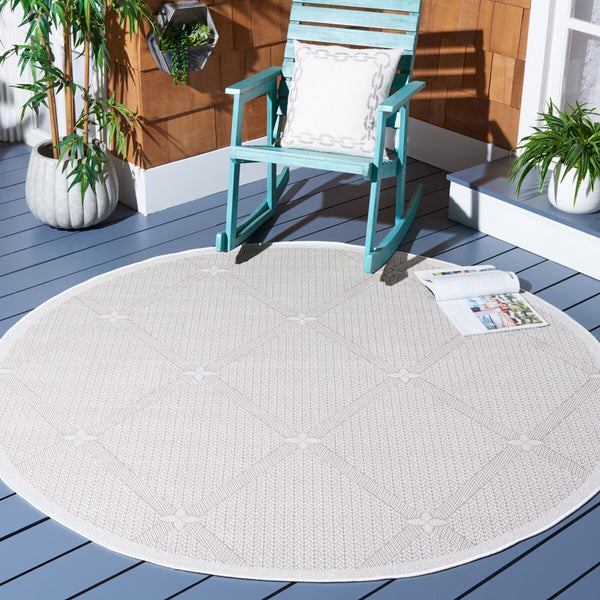 Safavieh Bermuda 811 Flat Weave Polypropylene Indoor/Outdoor-Geometric Rug BMU811A-8SQ