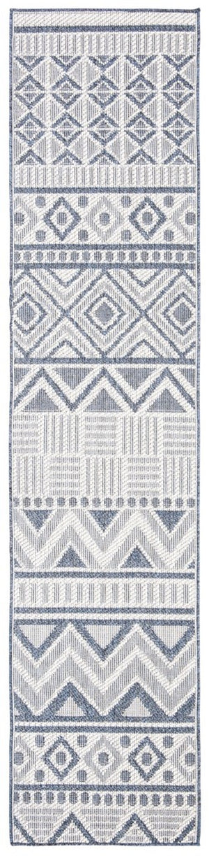 Safavieh Bermuda 818 Flat Weave Polypropylene Indoor/Outdoor-Geometric Rug BMU818A-8SQ