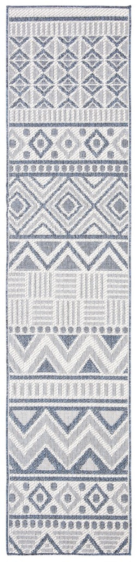 Safavieh Bermuda 818 Flat Weave Polypropylene Indoor/Outdoor-Geometric Rug BMU818A-8SQ