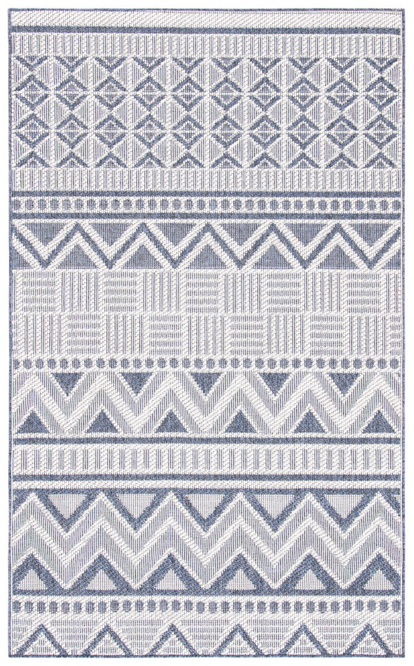 Safavieh Bermuda 818 Flat Weave Polypropylene Indoor/Outdoor-Geometric Rug BMU818A-8SQ