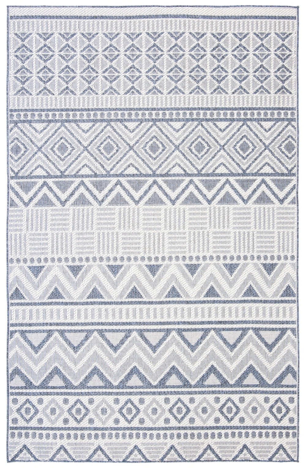 Safavieh Bermuda 818 Flat Weave Polypropylene Indoor/Outdoor-Geometric Rug BMU818A-8SQ