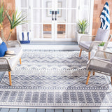 Safavieh Bermuda 818 Flat Weave Polypropylene Indoor/Outdoor-Geometric Rug BMU818A-8SQ