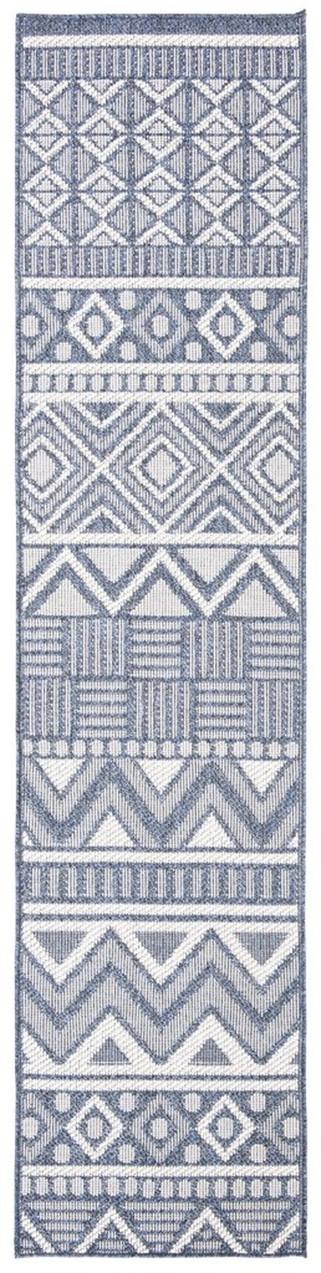 Safavieh Bermuda 818 Flat Weave Polypropylene Indoor/Outdoor-Geometric Rug BMU818N-4