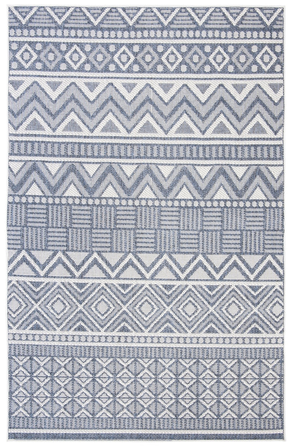 Safavieh Bermuda 818 Flat Weave Polypropylene Indoor/Outdoor-Geometric Rug BMU818N-4