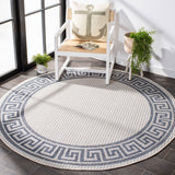 Safavieh Bermuda 820 Flat Weave Polypropylene Indoor/Outdoor-Geometric Rug BMU820A-8SQ