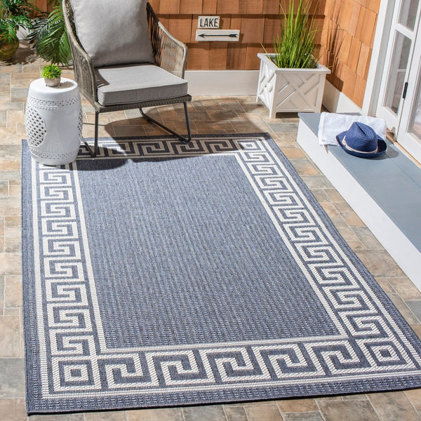 Safavieh Bermuda 820 Flat Weave Polypropylene Indoor/Outdoor-Geometric Rug BMU820M-8SQ
