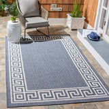 Safavieh Bermuda 820 Flat Weave Polypropylene Indoor/Outdoor-Geometric Rug BMU820M-8SQ