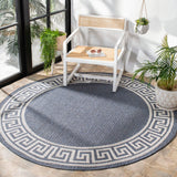 Safavieh Bermuda 820 Flat Weave Polypropylene Indoor/Outdoor-Geometric Rug BMU820M-8SQ