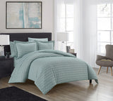 Blaine Green Queen 3pc Duvet Set