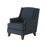 Fusion 260-C Transitional Accent Chair 260-C Theron Indigo Accent Chair