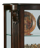 Pulaski Furniture Distinguished Carved 3 Shelf Curio Cabinet in Cherry Brown 21429-PULASKI 21429-PULASKI