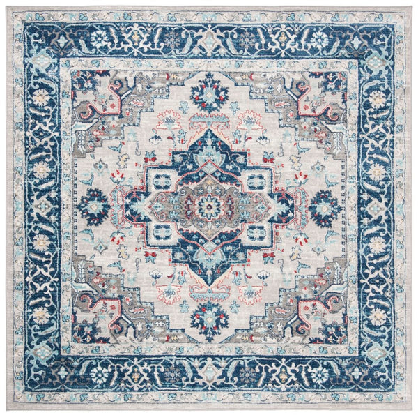 Safavieh Brentwood 811 Power Loomed 60% Polypropylene/40% Jute Transitional Rug BNT811G-7SQ