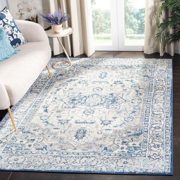 Safavieh Brentwood 851 Power Loomed 60% Polypropylene/40% Jute Transitional Rug BNT851G-9SQ
