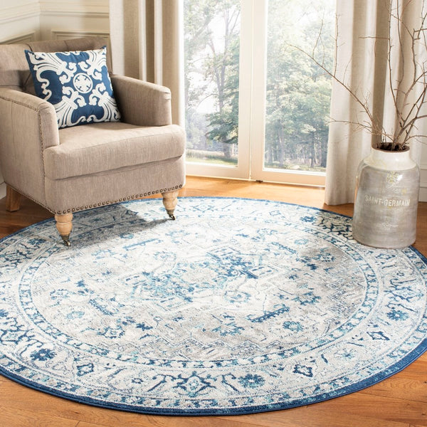 Safavieh Brentwood 851 Power Loomed 60% Polypropylene/40% Jute Transitional Rug BNT851G-9SQ