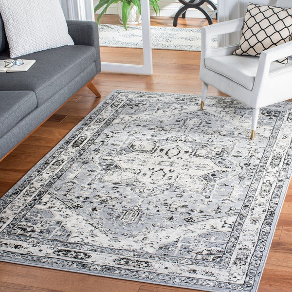 Safavieh Brentwood 852 Power Loomed 60% Polypropylene/40% Jute Transitional Rug BNT852G-9