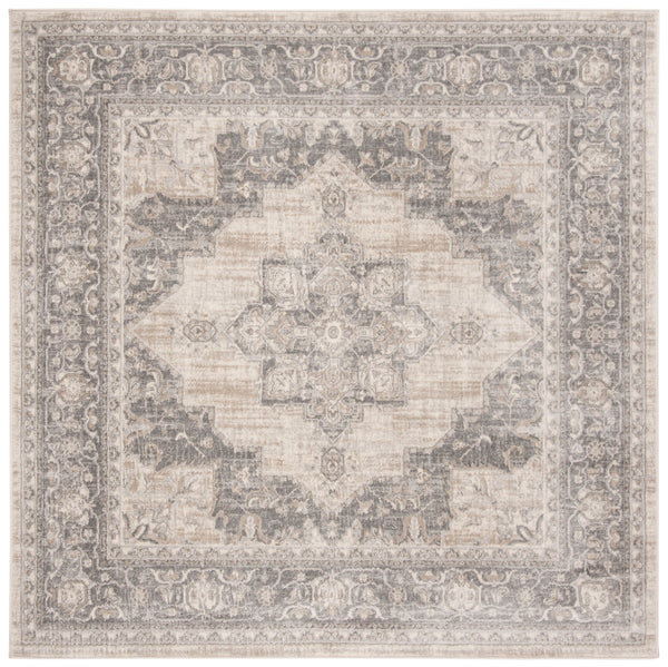 Safavieh Brentwood 865 Power Loomed 60% Polypropylene/40% Jute Transitional Rug BNT865B-9SQ