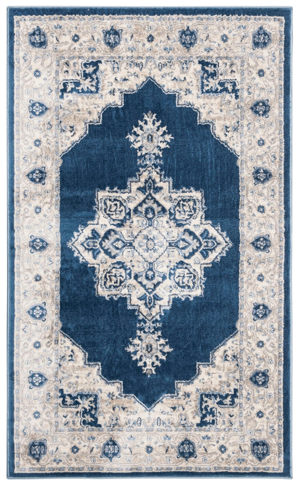 Safavieh Brentwood 865 Power Loomed 60% Polypropylene/40% Jute Transitional Rug BNT865N-9SQ