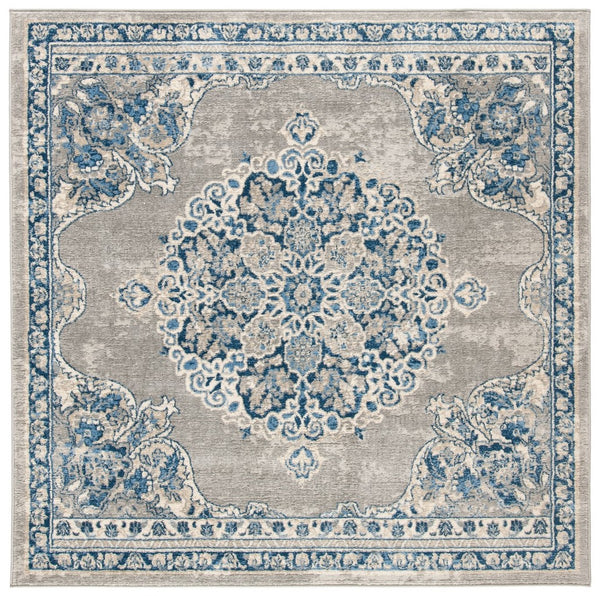 Safavieh Brentwood 867 Power Loomed 60% Polypropylene/40% Jute Transitional Rug BNT867G-9SQ