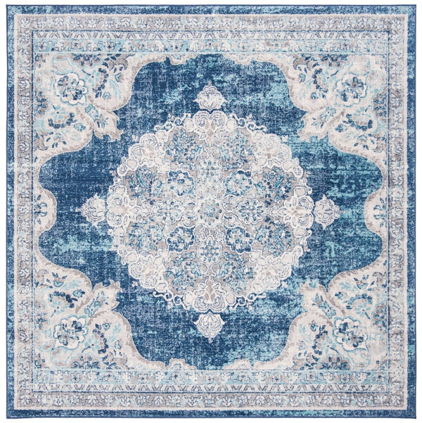 Safavieh Brentwood 867 Power Loomed 60% Polypropylene/40% Jute Transitional Rug BNT867N-7SQ