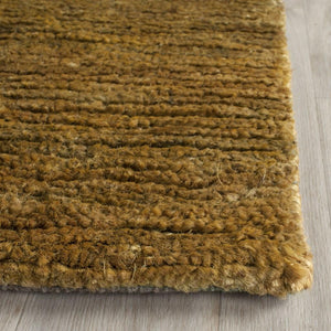 Bohemian Boh211  Hand Knotted 90% Jute, 10% Cotton Rug Caramel