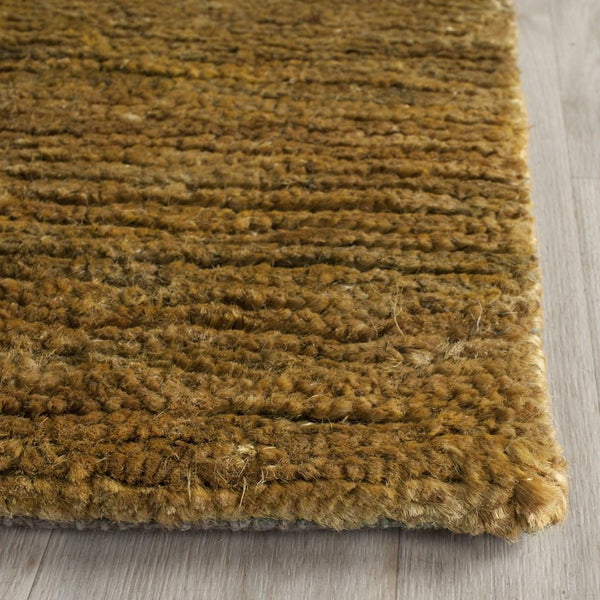 Bohemian Boh211  Hand Knotted 90% Jute, 10% Cotton Rug Caramel