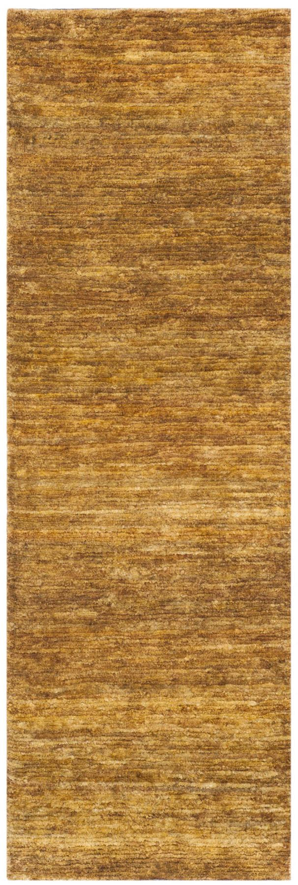 Bohemian Boh211  Hand Knotted 90% Jute, 10% Cotton Rug Caramel
