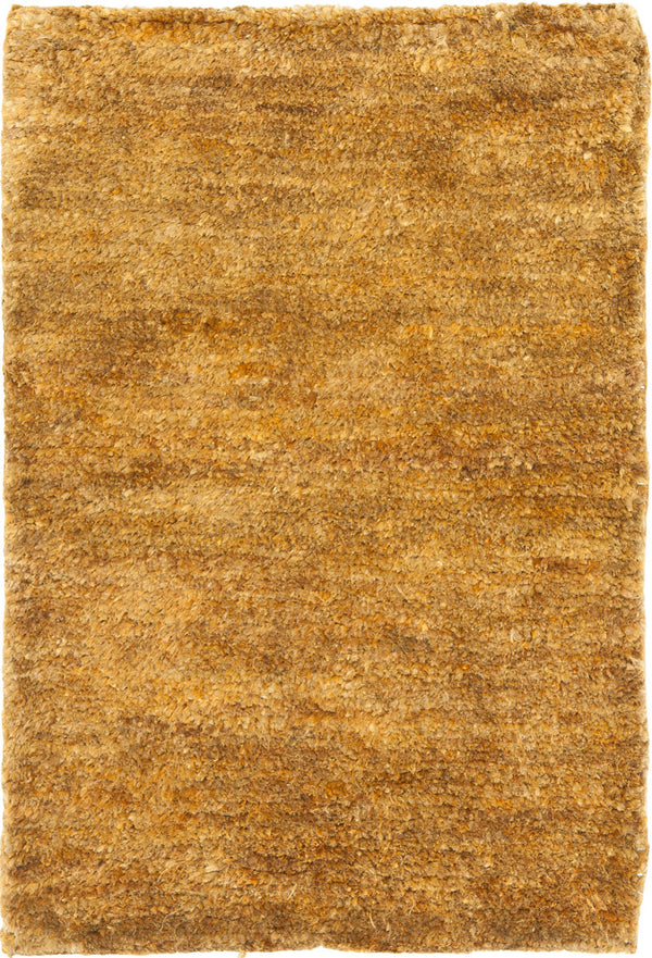 Bohemian Boh211  Hand Knotted 90% Jute, 10% Cotton Rug Caramel