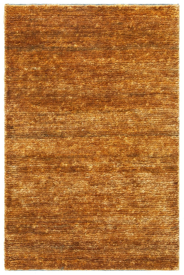 Bohemian Boh211  Hand Knotted 90% Jute, 10% Cotton Rug Caramel