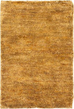 Bohemian Boh211  Hand Knotted 90% Jute, 10% Cotton Rug Caramel