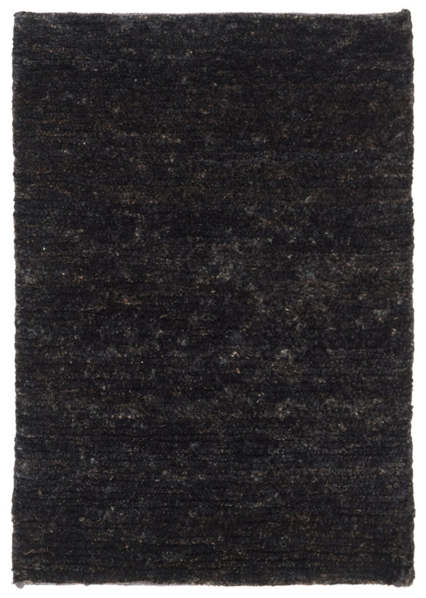 Bohemian Boh211  Hand Knotted 90% Jute, 10% Cotton Rug Liquorice