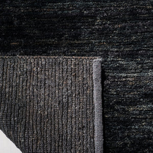 Bohemian Boh211  Hand Knotted 90% Jute, 10% Cotton Rug Liquorice