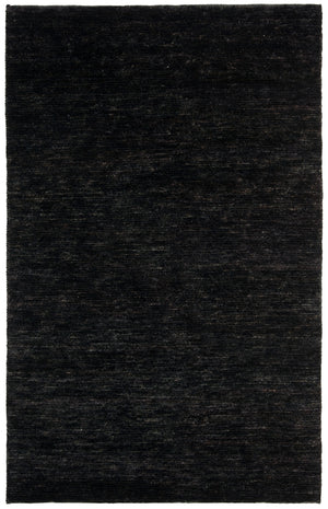 Bohemian Boh211  Hand Knotted 90% Jute, 10% Cotton Rug Liquorice
