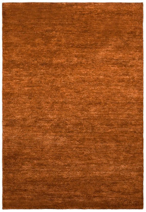 Bohemian Boh211  Hand Knotted 90% Jute, 10% Cotton Rug Rust