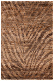 Bohemian Boh224  Hand Knotted 90% Jute, 10% Cotton Rug Natural / Black