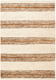 Bohemian Boh227  Hand Knotted 90% Jute, 10% Cotton Rug Natural / Rust