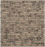 Bohemian Boh525  Hand Woven Nz Wool 40% Jute 55% Cotton 5% Rug Blue / Multi