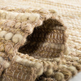 Bohemian Boh525  Hand Woven Nz Wool 40% Jute 55% Cotton 5% Rug Beige / Multi
