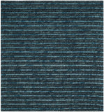 Bohemian Boh525  Hand Woven Nz Wool 40% Jute 55% Cotton 5% Rug Dark Blue / Multi