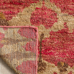 Bohemian 645  Hand Knotted 100% Jute Pile Rug Natural / Gold